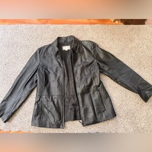 Worthington Black Leather Accent